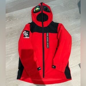 Anta kids Jacket with built in full face mask and sun goggles size 130 (size 8)
